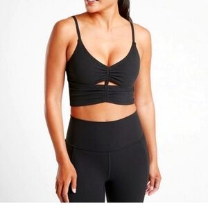 athleta cinch longline bra